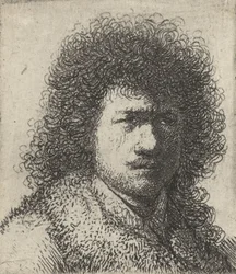 Selbstporträt mit unordentlichem Haar, 1628-31